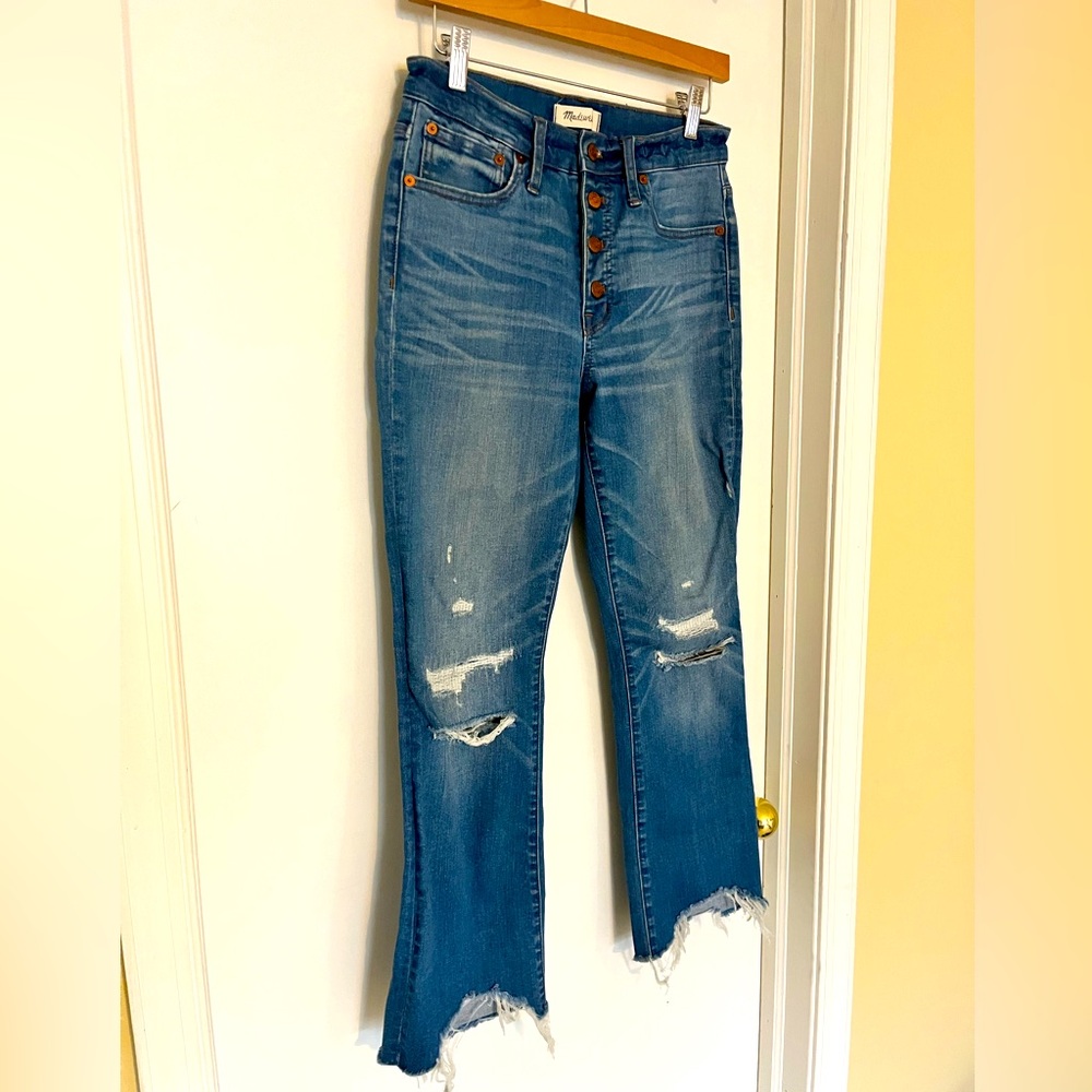 Madewell Cali distressed boot size 27